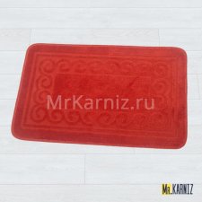 Коврик в ванную ТН темно-красный