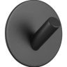 Настенные крючки для ванной и кухни для полотенец У-образные круг черные 1 шт фото 1